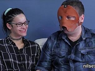 Hot cutie endures intense anal session in bizarre setting with rough ass to mouth action