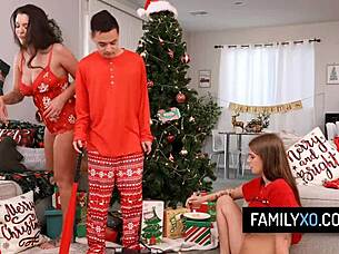 Oh wow, pounding Elizabeth Skylar and Sky Wonderland hardcore for Christmas!