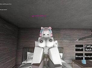 Hey, what if these two wild whores on Roblox end up getting totally fucked hard?