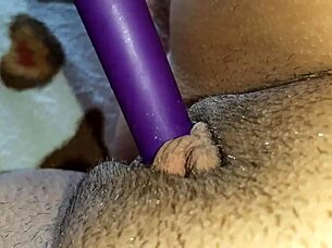 my pussy drippin and clit shakin from vibrator orgasm
