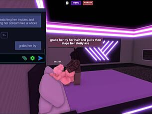 Blonde Slut Gets Fucked Hard by Big Black Monster Cock