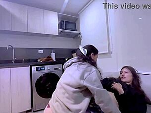 Hey, my first tribute goes to beautiful lesbian girls Scarlett and Chanel—their frenetic orgasms make me cum so hard watching! 🔥💦