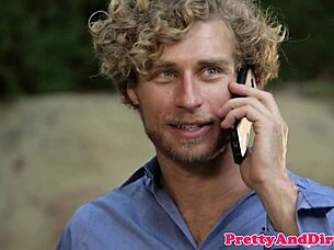 In a tale of dominance, busty femdom rides her bound slave in cowgirl position