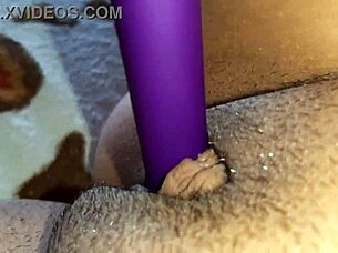 my pussy drippin and clit shakin from vibrator orgasm