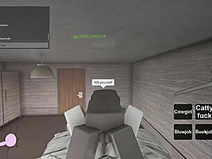 Hey, what if these two wild whores on Roblox end up getting totally fucked hard?