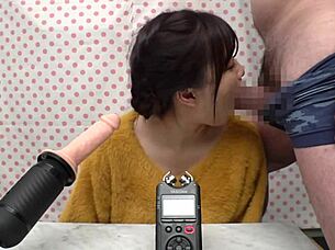 Oh gosh, this cute idol-level girl does dildo and dick blowjob, shows off masturbation, and gets facial cumshot