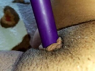 my pussy drippin and clit shakin from vibrator orgasm