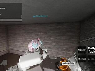 Hey, what if these two wild whores on Roblox end up getting totally fucked hard?