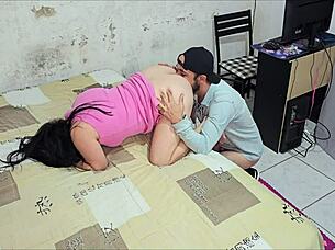 Young Cute Gay Guy Fucks Tight Ass with Monster Cock in Bareback Brazilian Action