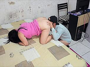 Young Cute Gay Guy Fucks Tight Ass with Monster Cock in Bareback Brazilian Action