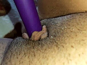 my pussy drippin and clit shakin from vibrator orgasm
