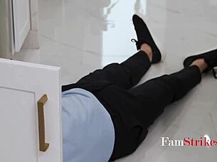 Father In Law Looked Delicious Stuck And Begging For Help - Vince Karter Kimora Quinn