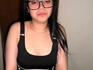 Beautiful petite colombian babe delivers amazing deepthroat action in pov style from usa encounter!