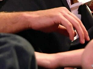 I feel so naughty as this redhead cougar cheats with hairy pussy and small tits in rough fuck ending in pull out cumshot