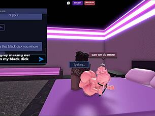 Blonde Slut Gets Fucked Hard by Big Black Monster Cock