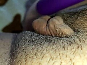 my pussy drippin and clit shakin from vibrator orgasm