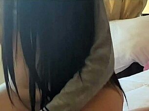 Whoa, I can't believe my schoolgirl neighbor asked about contraceptive methods and things got hot - I showed her cumming outside by filling her ass!