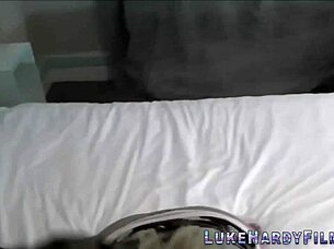 costumed british blonde SUCKS on a monster cock in hardcore high-definition action