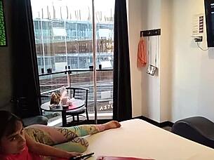 I Went To Hotel For Hard Fuck And They Bounced On Me So Good But I Crave More