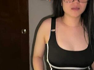 Beautiful petite colombian babe delivers amazing deepthroat action in pov style from usa encounter!