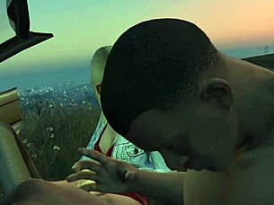 Hey Franklin, pick up that hot prostitute for wild car sex service in the game.