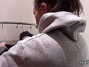 Adorable Czech Kitten Gets Seduced In The Hypermarket And Drilled In Pov