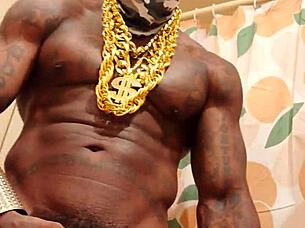 I Feel Overwhelmed With Passion Worshipping Hallelujah Johnson's Huge Black Hairy Cock