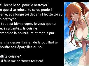 Narrative takes a twist with intense humiliation and jerk off instructions unfolding.