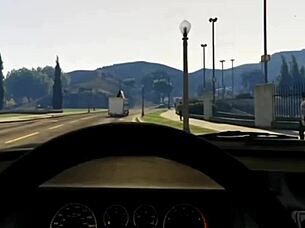 Oh man, that GTA 5 hot coffee scene with the cheating student giving blowjob in the car outdoors