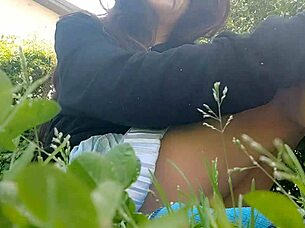 hey, why are you pissing and burping like a total whore in the public park without any underwear on?