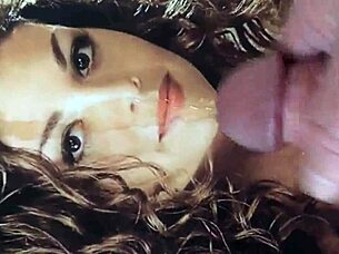 She's fully lesbian but craves that hot cum on her face so badly, it drives her wild with addiction.