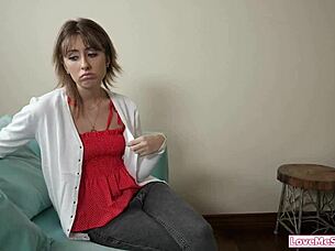 i dare stepsis to teach me oral skills with shaved pussy licking and fucking