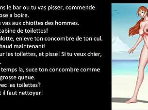 Narrative takes a twist with intense humiliation and jerk off instructions unfolding.