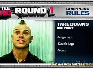 blonde teen slut alexia rae battles big cock monster in group blowjob action