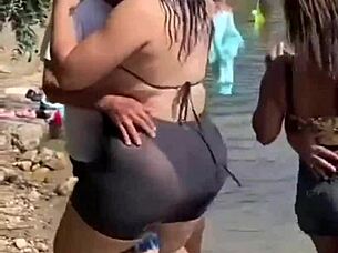 Bunduda Gostosa Bent Over For Monster Cock Doggystyle Creampie In Homemade Lingerie