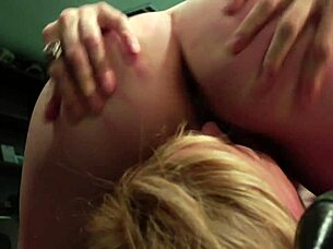 Pepper The Redhead Lawyer And Nina Her Boss Dive Into Steamy Lesbian Encounter