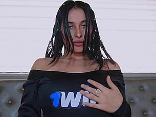 Hey Jenifer Play, why not tease with oily foot masturbation in pov style?