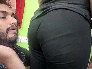 Oh wow, this Indian couple is all about those sweet kisses and romantic bedroom vibes in their homemade video!