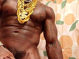 I Feel Overwhelmed With Passion Worshipping Hallelujah Johnson's Huge Black Hairy Cock