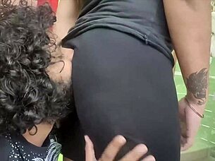 Oh wow, this Indian couple is all about those sweet kisses and romantic bedroom vibes in their homemade video!