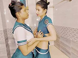 Uttaran20 explores lesbian connections with cute skinny teens in passionate play.