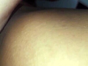 my girlfriend makes me cum in the bathroom with a blowjob that i give her