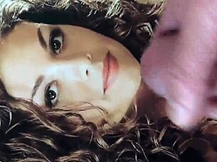 She's fully lesbian but craves that hot cum on her face so badly, it drives her wild with addiction.