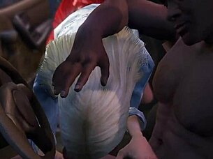 Hey Franklin, pick up that hot prostitute for wild car sex service in the game.