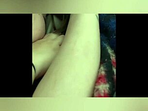 After the lively party, she experienced an unexpected intimate encounter in a relaxed setting.