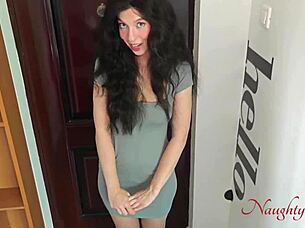 Brunette Milf Escort Arrives for Intense Doggystyle Creampie Action