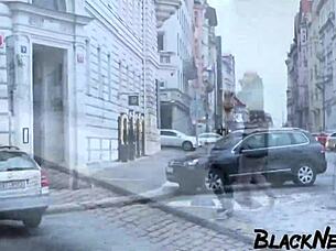 cuckold watches his bbw wife with big ass take rough anal from monster bbc in sloppy interracial action