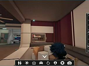 player explores various poses in roblox game session with bent over and doggystyle elements for fun