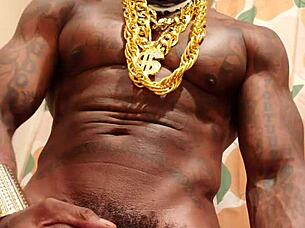 I Feel Overwhelmed With Passion Worshipping Hallelujah Johnson's Huge Black Hairy Cock