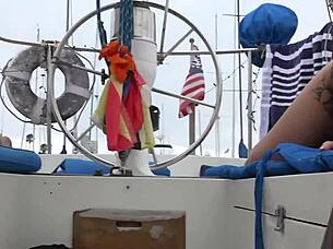 Oh Wow, Picked Up Two Hot Bikini Babes On The Boat For Outdoor Mff Threesome Fucking!